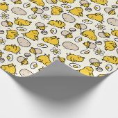 Ei en kuiken cadeaupapier (Hoek)