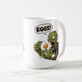 Ei Eten Zombie Koffiemok (Voorkant rechts)