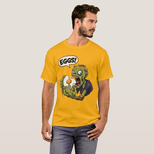 Ei Eten Zombie T-shirt (Voorkant volledig)