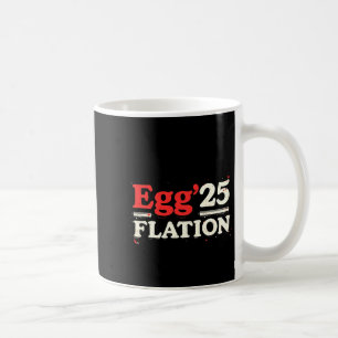 Ei Flatie 25 Grappige Pasen Economie T Shirt Koffiemok