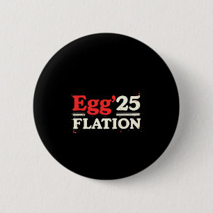 Ei Flatie 25 Grappige Pasen Economie T Shirt Ronde Button 5,7 Cm