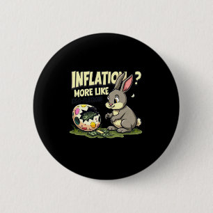 Ei Flatie Grappig Pasen Inflatie T-shirt Ronde Button 5,7 Cm