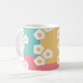 Ei Fried Breakfast Colorful Brunch Kitchen Koffiemok (Voorkant links)