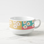 Ei Fried Breakfast Colorful Brunch Kitchen Soepkom<br><div class="desc">Kunstpatroon met eiersoep Mug</div>