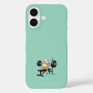EI GEBARSTEN GYM FREAK iPhone 16 HOESJE