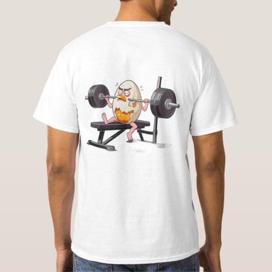 EI GEBARSTEN GYM FREAK T-SHIRT (Achterkant)
