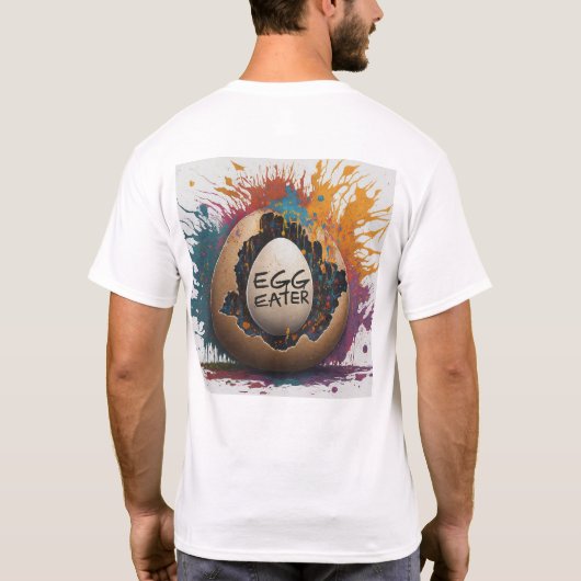 Ei-geciteerd Eater T-shirt (Achterkant)