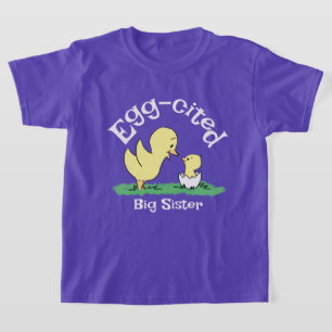 Ei-geduldig Groot Zuster Knuffel Zus Paarse T-Shir T-shirt