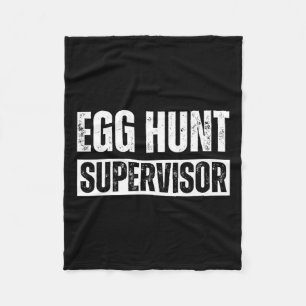 Ei Hunt Supervisor - Ei Jacht Partij Mam Pap Ad Fleece Deken