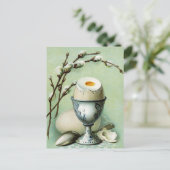  ei in een kopje Briefkaart (Staand voorkant)