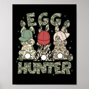 Ei Jager Hertenbok Camo Cap Herten Jagen Pasen Poster