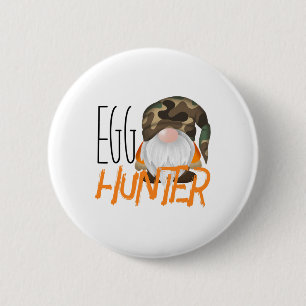 Ei Jager Paas Eieren Jagen Paas Kabouter Camouflag Ronde Button 5,7 Cm