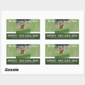 Ei Karton Verpakking Grappig citaat Douane Kip Rechthoekige Sticker (Vel)