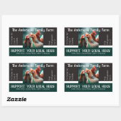 Ei Karton Verpakking Grappig citaat Douane Kip Rechthoekige Sticker (Vel)