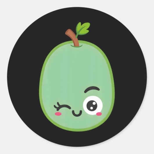 Ei Leraar Halloween De Zure Druif Ronde Sticker (Voorkant)