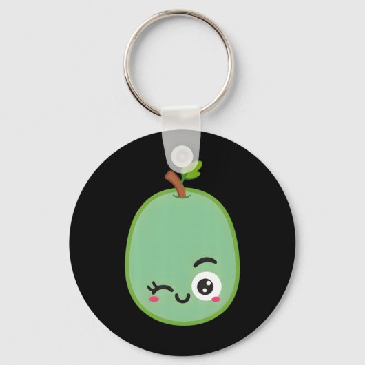 Ei Leraar Halloween De Zure Druif Sleutelhanger (Voorkant)