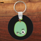 Ei Leraar Halloween De Zure Druif Sleutelhanger (Voorkant)