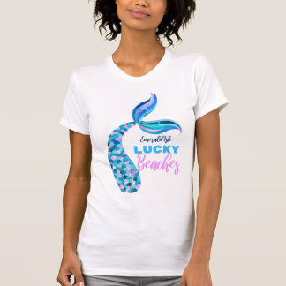 EI Lucky beaches Mermaid Tail T-shirt