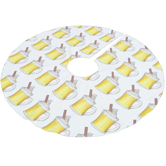 Ei Nog Eggnog Holiday Nieuwjaar Kerstboom Rok (Gekanteld)