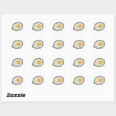 ei pixel art ronde sticker (Vel)