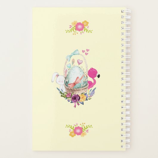 Ei, Roze & Konijn, Zwangerschap Planner (Achterkant)