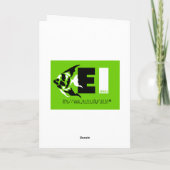 EI SERIE-BEDANKT RETRO PET KAART (Achterkant)