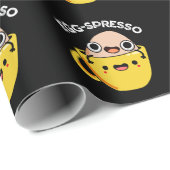 Ei-spresso Grappig Ei Koffie Pun Donker BG Cadeaupapier (Rol Hoek)