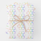 Ei van het Leven Chakra 3 Blad Wrapping Paper Set (In situ)