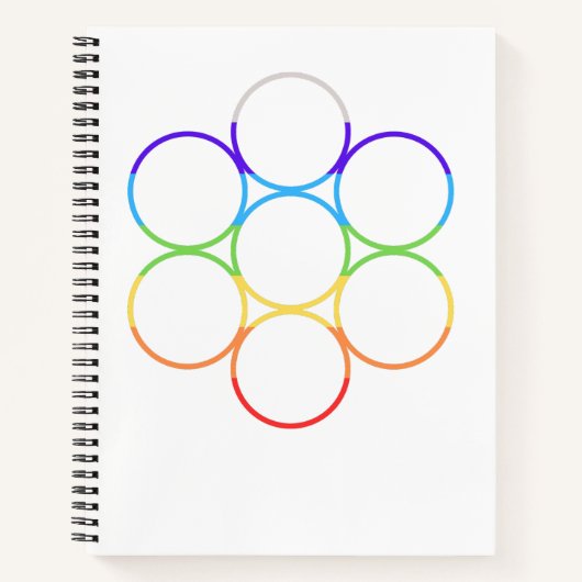 Ei van het leven Chakra Notitieboek (Voorkant)