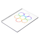 Ei van het leven Chakra Notitieboek (Linkerzijde)