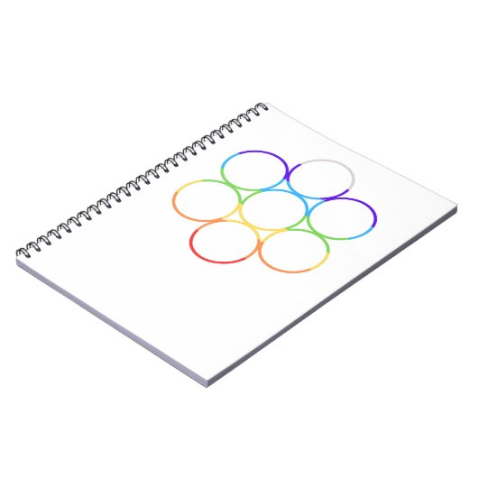 Ei van het leven Chakra Notitieboek (Linkerzijde)