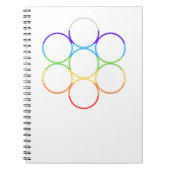 Ei van het leven Chakra Notitieboek (Voorkant)