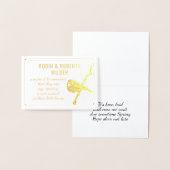 Ei-verwachte Zwangerschapsaankondiging Foliekaart Folie Kaarten (Display)