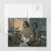 Eiaha Ohipa of Tahitians in een Kamer, 1896 Briefkaart (Voorkant / Achterkant)