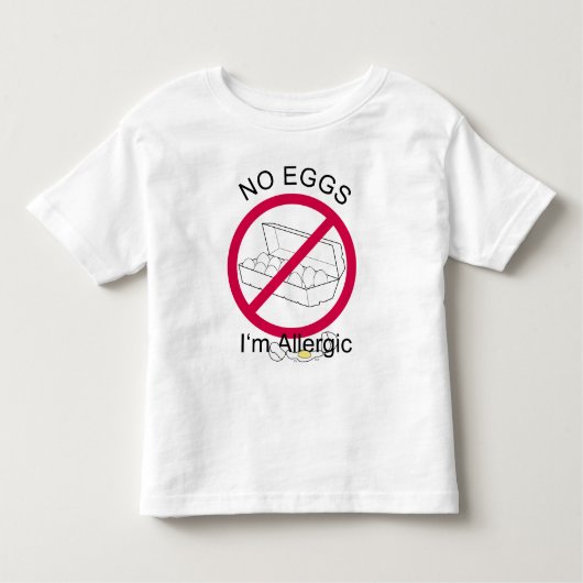 Eiallergie Kinder Shirts (Voorkant)