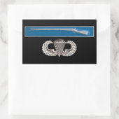 EIB Airborne Rechthoekige Sticker (Tas)