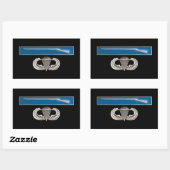 EIB Airborne Rechthoekige Sticker (Vel)