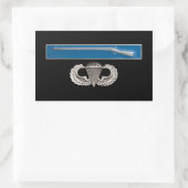 EIB Airborne Rechthoekige Sticker (Tas)
