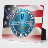 EIB Expert Infanterie Badge  Fotoplaat (Zijkant)