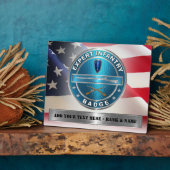 EIB Expert Infantryman Badge Fotoplaat (Zijkant)