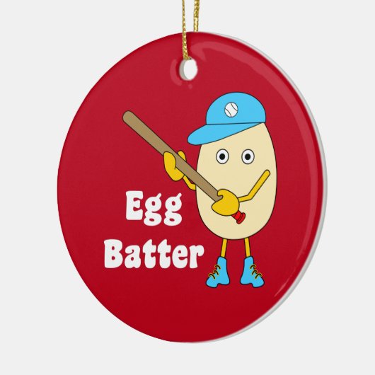 Eibatter Egghead-keramisch Ornament (Links)