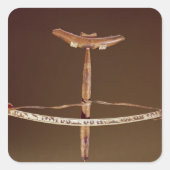 Eibobboor Vierkante Sticker (Voorkant)