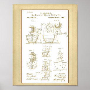  Eiboer Mixer Patent Poster