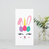 Eibokopband en paaspaasmakerij feestdagenkaart (Staand voorkant)