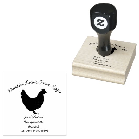 Eiboxstempel Rubberstempel (Gestempeld)