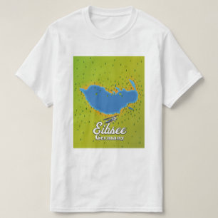 Eibsee Duitsland reisposter. T-shirt