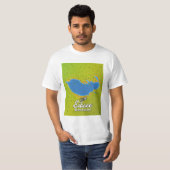 Eibsee Duitsland reisposter. T-shirt (Voorkant volledig)