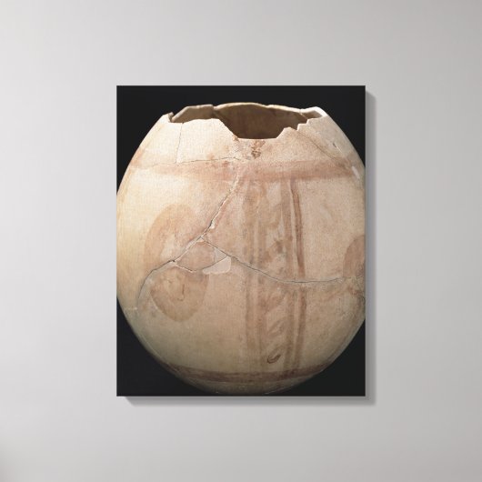Eicel van struisvogels, uitgesneden in de vorm van canvas afdruk (Voorkant)