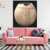 Eicel van struisvogels, uitgesneden in de vorm van canvas afdruk (Insitu (Woonkamer))
