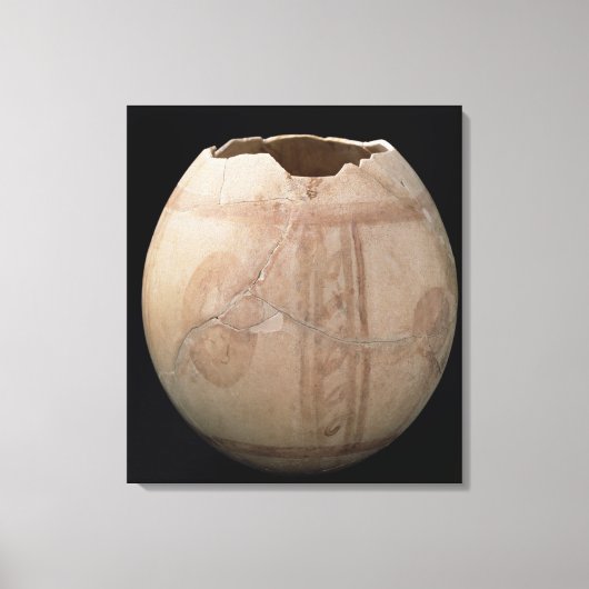 Eicel van struisvogels, uitgesneden in de vorm van canvas afdruk (Voorkant)